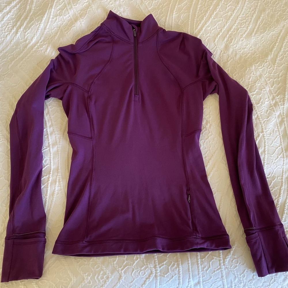Lululemon run rulu half zip size 4